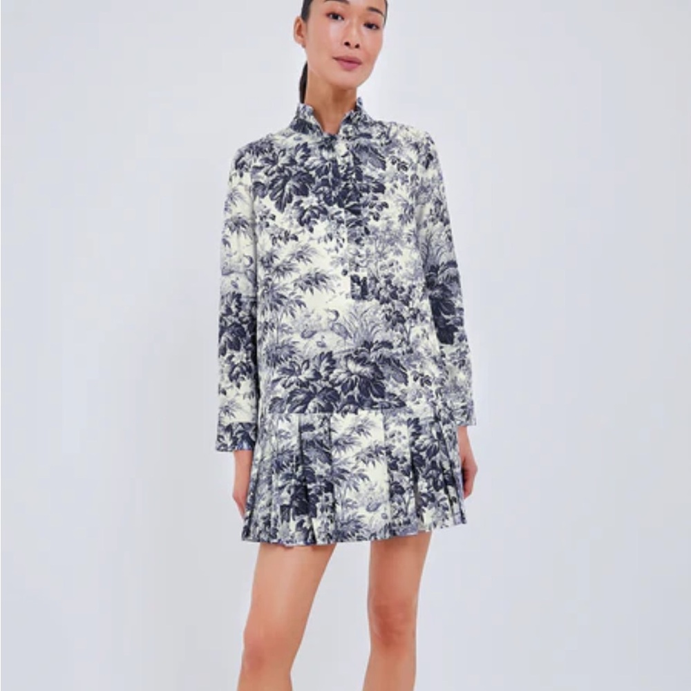 TUCKERNUCK
Navy Blue Toile Tate Dress